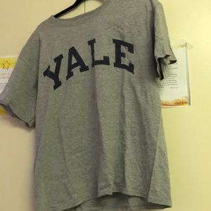 Yale champion tee shirt